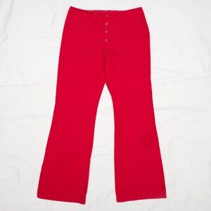 Vtg 1960s Levis for Gals Red Big E Womens Pants Button Fly 30x31 Seafarer Flare